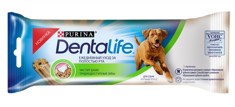 Purina DentaLife для собак крупных пород, 36 г
