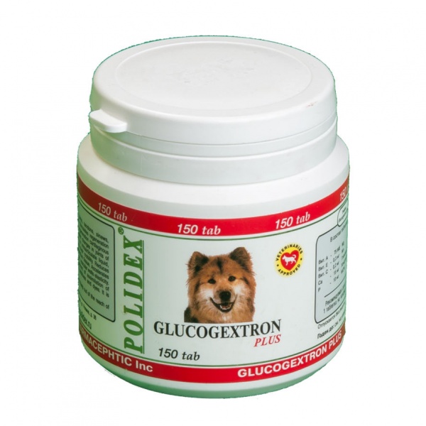 POLIDEX 150 Glucogextron plus витамины для собак (Глюкогестрон)