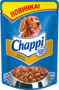 Chappi Мясное изобилие влажный корм для собак 100г