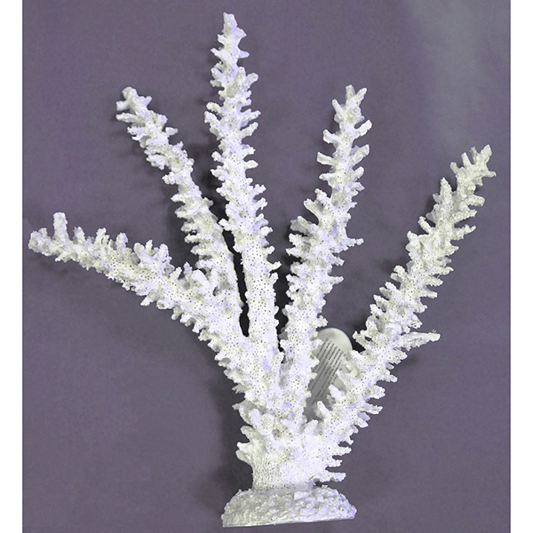 Коралл пластиковый белый 34х7х28.5см