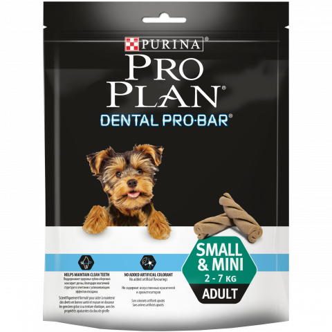 Лакомство PRO PLAN Dental Pro Bar S&M для поддержания здоровья полости рта собак мелких и карликовых пород