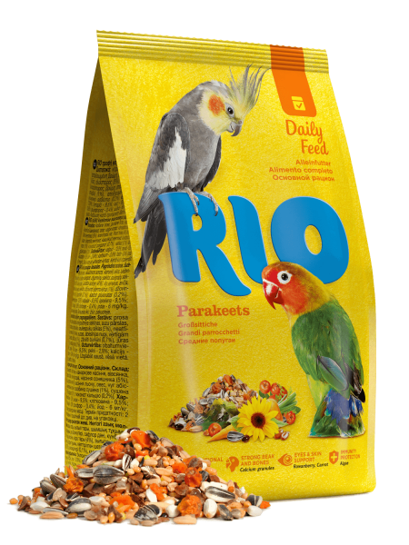 Рио 1кг для средних попугаев