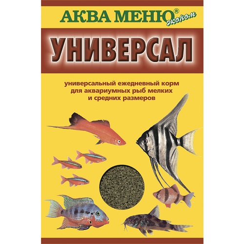 АКВА-МЕНЮ Универсал 30г ежедневный корм для аквариумных рыб