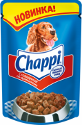 Chappi Говядина по-домашнему влажный корм для собак 100г