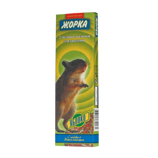 ЖОРКА палочки для грызунов Яблоко купить в Новосибирске в ЗООмагазине Два друга