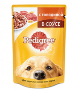 PEDIGREE® для взрослых собак всех пород с говядиной 100г