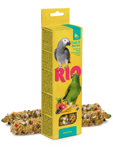 Рио Палочки для крупных попугаев с фруктами и ягодами 2*90г