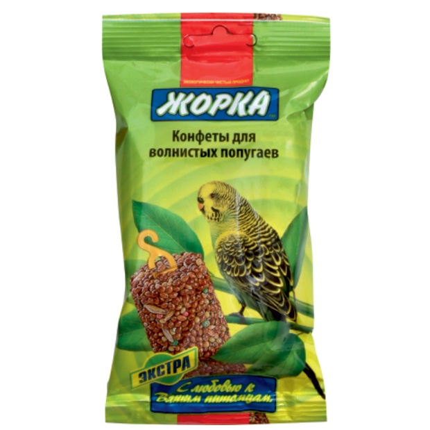 ЖОРКА конфеты для попугаев (2шт) 100г в ассортименте