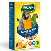 PINNY Premium Mix Полнорационный корм для средних и крупных попугаев 0,7кг с фруктами,бисквитом и витаминами, попугаев купить в Новосибирске в ЗООмагазине Два друга