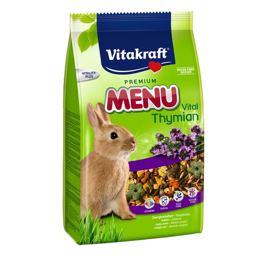 Vitakraft для кроликов корм 1кг MENU THYMAIN