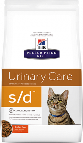 HPD s/d корм для кошек для растворения струвитов 5 кг 