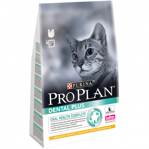 Сухой корм Pro Plan для кошек для поддержания здоровья ротовой полости с курицей, Пакет, 3 кг