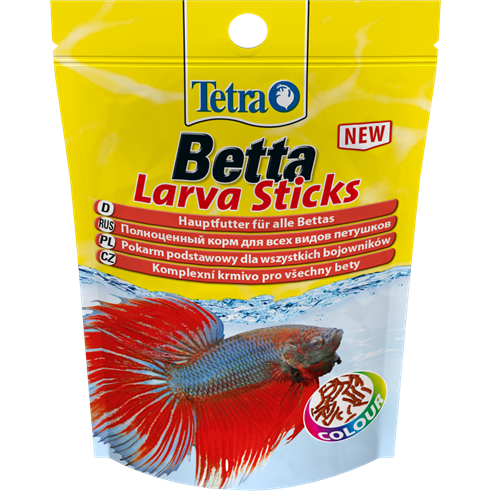 TETRA Betta Larva Sticks 5гр корм для бойцовых рыб, палочки купить в Новосибирске
