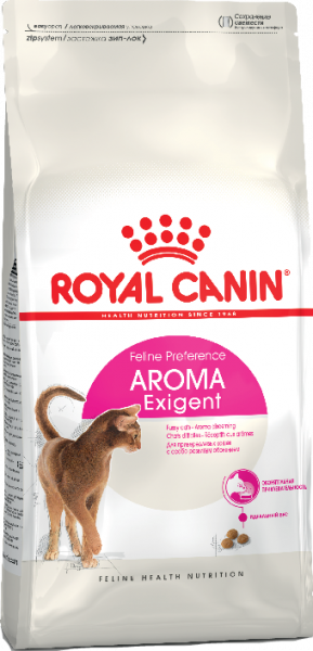 Royal Canin AROMA EXIGENT КОРМ ДЛЯ КОШЕК, ПРИВЕРЕДЛИВЫХ К АРОМАТУ ПРОДУКТА 2 кг