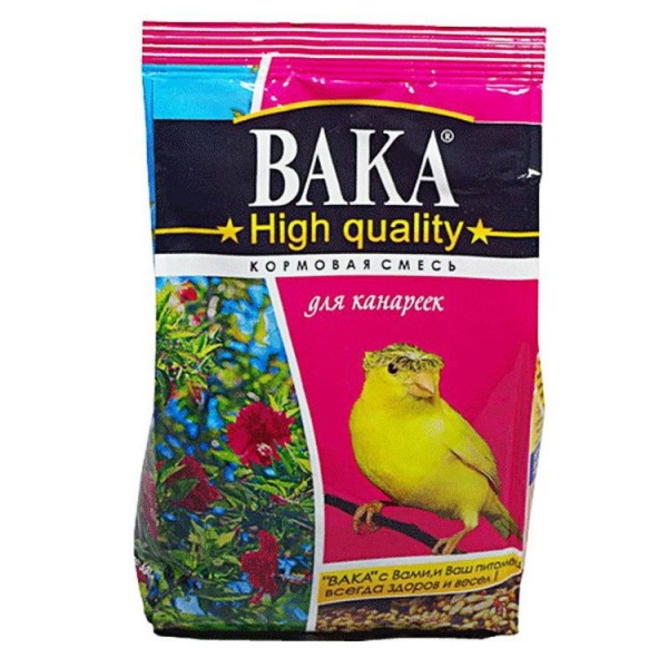 ВАКА High Quality 500г корм для канареек (пакет)