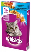 Whiskas Вкусные подушечки с нежным паштетом. Аппетитный обед с лососем 350г купить в Новосибирске на сайте зоомагазина Два друга