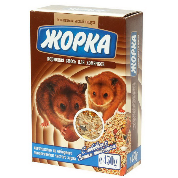 Корм Жорка для  хомяков, (коробка) 450 г