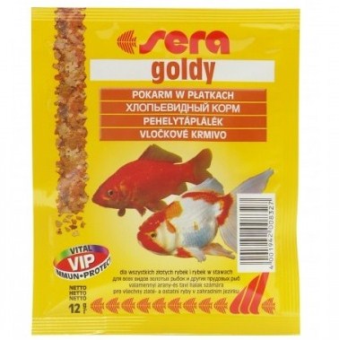 SERA Голди 12г хлопья для золотых рыб