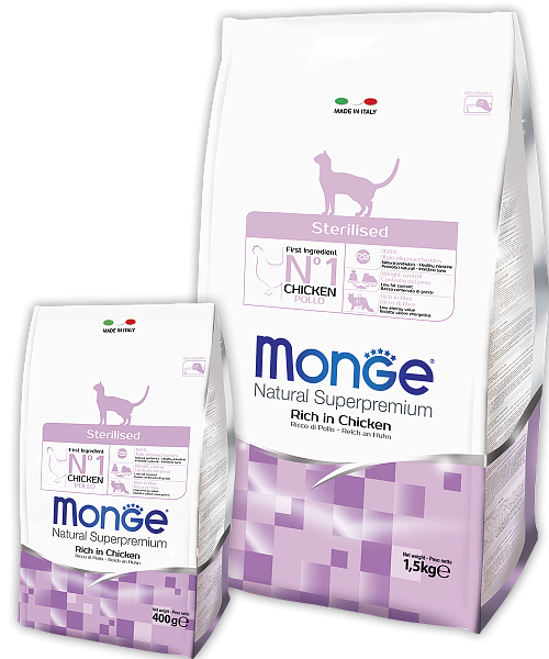 Monge Cat Sterilised корм для стерилизованных кошек  400г