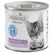 Zoodiet консервы 240г для кошек С индейкой и телятиной (здоровье мочевыводящих путей) для кошек и котят купить в Новосибирске на сайте зоомагазина Два друга