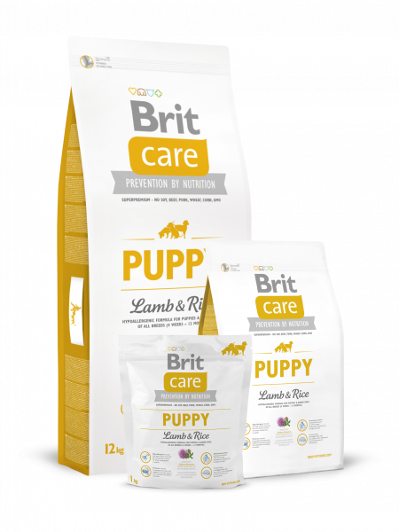 BRIT Care для щенков всех пород 12 кг ягненок/рис