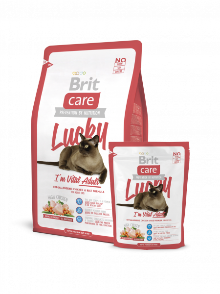 BRIT Care Cat Lucky Vital Adult для взрослых кошек 7 кг