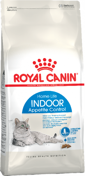 Royal Canin INDOOR APPETITE CONTROL Корм для кошек, склонных к перееданию, 0.4 кг