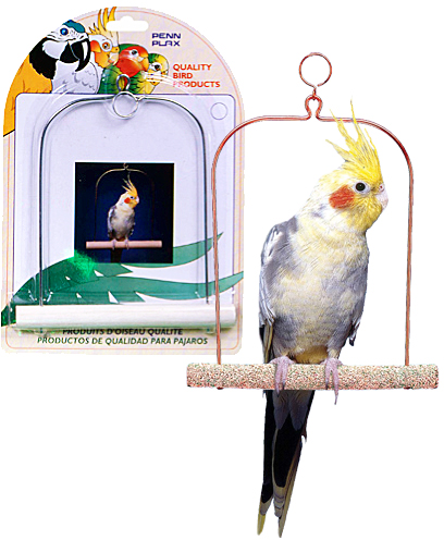 Игрушка для птиц Качели 17,5*21см для средних попугаев (PENN PLAX)