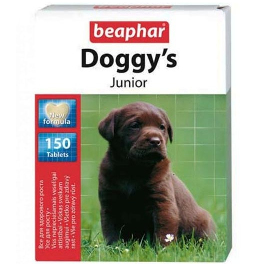 Беафар Кормовая добавка Doggy's Junior для щенков150 таб