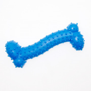 Игрушка для собак "Кость малая" синяя 10,5 см.Чистый котик