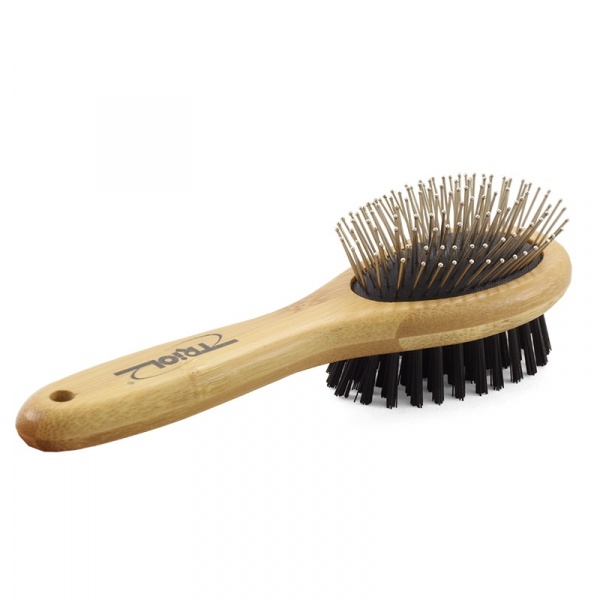 Щетка NATURAL двусторонняя из бамбука M, 220*60мм