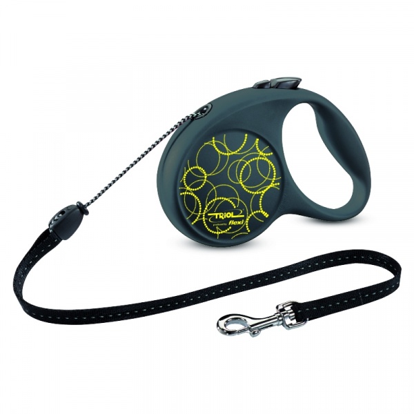 Поводок-рулетка Flexi Fun Neon M 5м до 20кг, трос