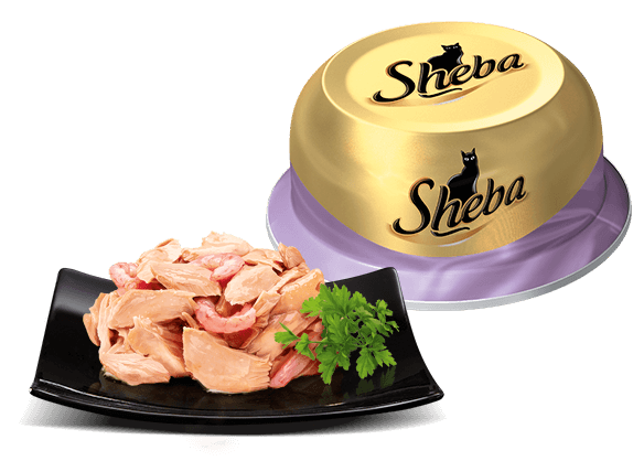 SHEBA® CLASSIC Коктейль из тунца с отборными креветками 80 г