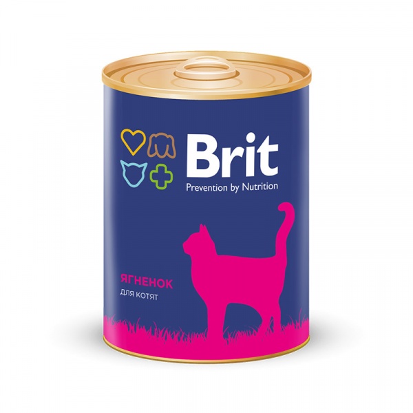 BRIT Premium консервы для котят 340г Ягненок