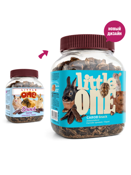 Little One лакомства для грызунов Кэроб (плоды рожкового дерева) 200г