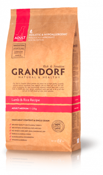GRANDORF 09 Lamb&Rice 1 кг (ягнёнок с рисом для всех пород)