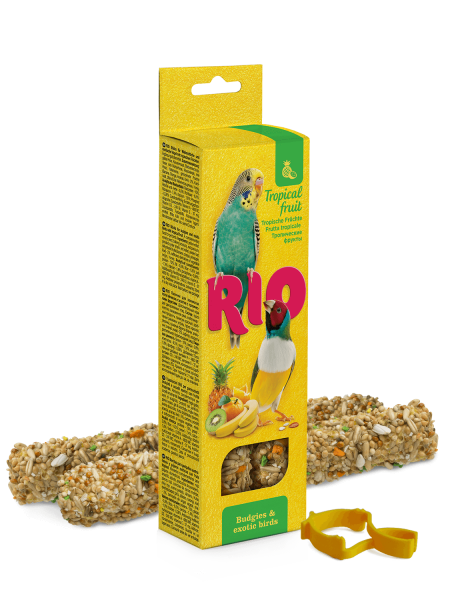 Рио Палочки для волнистых попугайчиков и экзотов с тропическими фруктами 2*40г