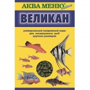АКВА-МЕНЮ Великан 35г ежедневный корм для крупных аквариумных рыб купить в Новосибирске