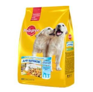 PEDIGREE® для щенков всех пород с 2 месяцев, полнорационный корм с курицей 2,2кг