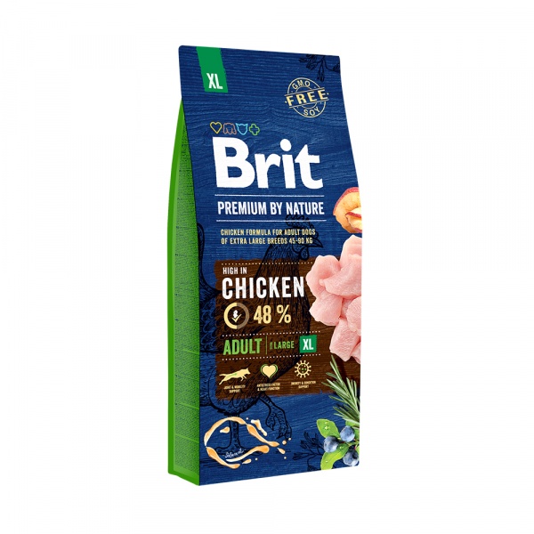 BRIT PREMIUM by Nature для собак гиганских пород 15кг
