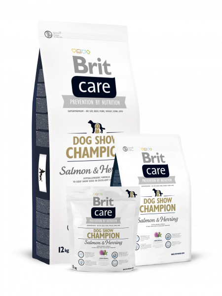 BRIT Care для выставочных собак 12кг лосось/сельдь/рис