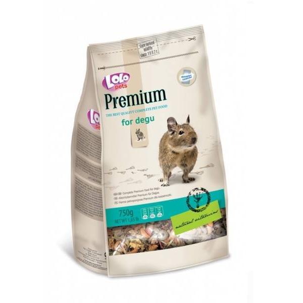 LoLo Pets корм для дегу полнорационный ПРЕМИУМ 750г