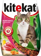 Корм сухой для кошек "Kitekat", телятина аппетитная, 350 г купить в Новосибирске на сайте зоомагазина Два друга