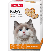 Беафар Кормовая добавка Kitty's Mix для кошек 180 таб. купить в Новосибирске на сайте зоомагазина Два друга