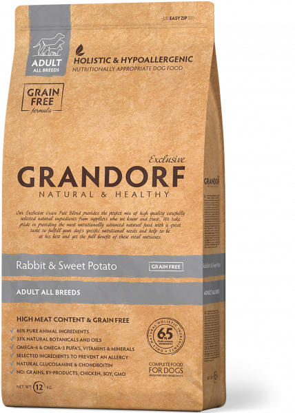 GRANDORF 18 Rabbit&Potato 3 кг (кролик с картофелем для всех пород) Беззерновой