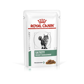 Корм влажный Royal Canin SATIETY WEIGHT MANAGEMENT диетический для взрослых кошек, рекомендуемый для снижения веса, в соусе, 85г, 28шт