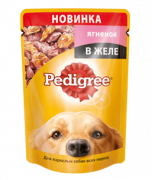 PEDIGREE® для взрослых собак всех пород с ягненком в желе 100г
