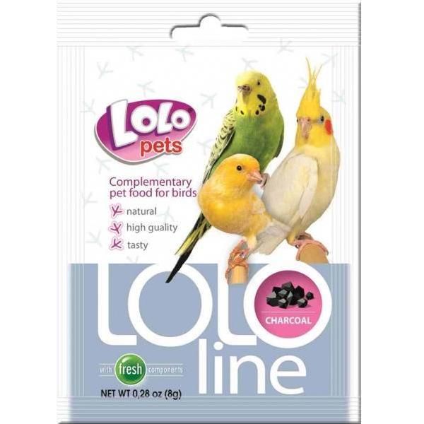 LoLo Pets Lololine для птиц уголь 8гр