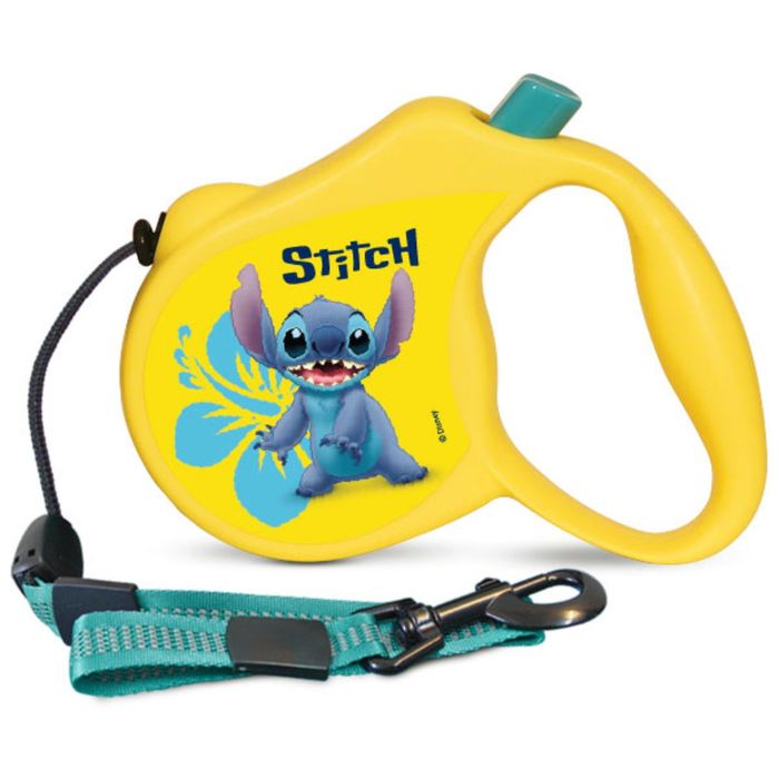 DISNEY Рулетка Stitch M  (5м до 20кг) WD1006