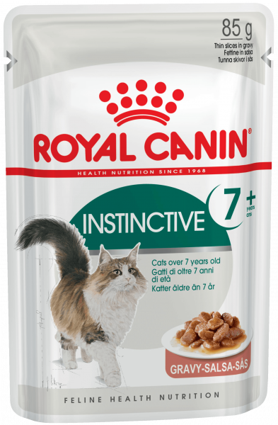 Royal Canin INSTINCTIVE +7 (В СОУСЕ) ВЛАЖНЫЙ КОРМ ДЛЯ КОШЕК СТАРШЕ 7 ЛЕТ 85г